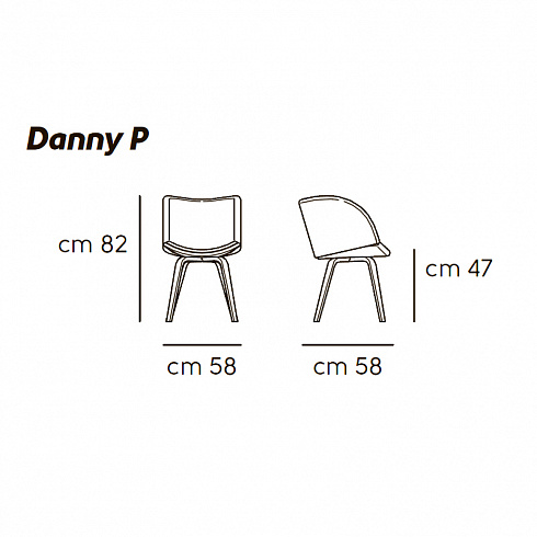 Стул Midj Danny P L TS Danny S1080PY