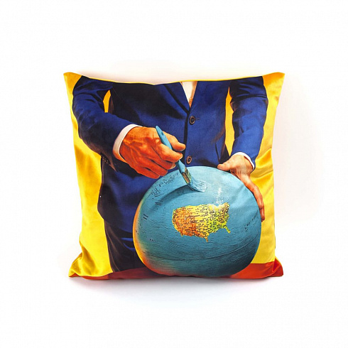 Подушка Seletti Toiletpaper Globe Toiletpaper Cushion 02316