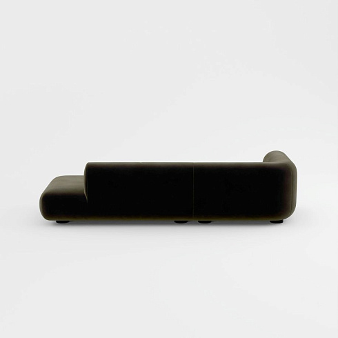 Диван Tom Dixon Plump Left Arm & Right Facing Chaise Longue Modular - Configuration 7 - Forest (Royal 162) Plump Plump-Sofa-Comb4-RLFR0162