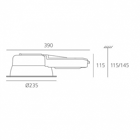 Встраиваемый светильник Artemide L596750 Luceri