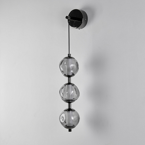 Настенный светильник Delight Collection OB2437 pearl black/smoke OD2437