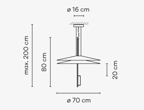 Подвесной светильник Vibia Flamingo 1510 Graphite Flamingo 151018/1B