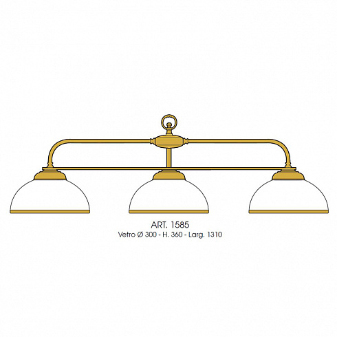 Люстра Moretti Luce 1585.V.8 FREEPORT