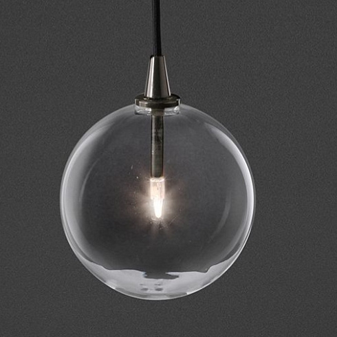 Подвесной светильник Restoration Hardware Glass Globe Mobile Cluster Black Glass Globe 68090620 BLK