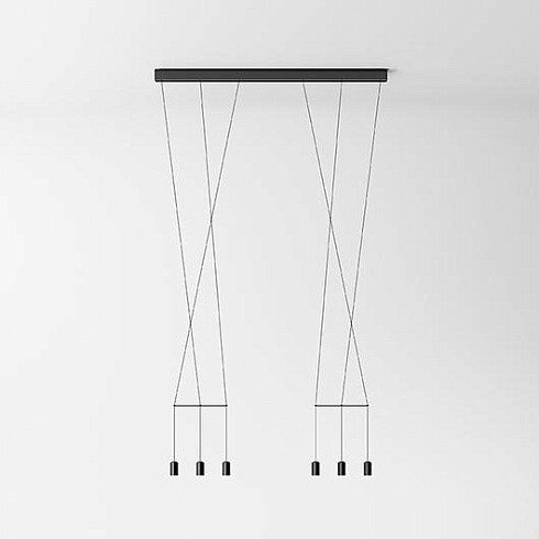 Подвесной светильник Vibia Wireflow 0338 Black Wireflow 033804/1B