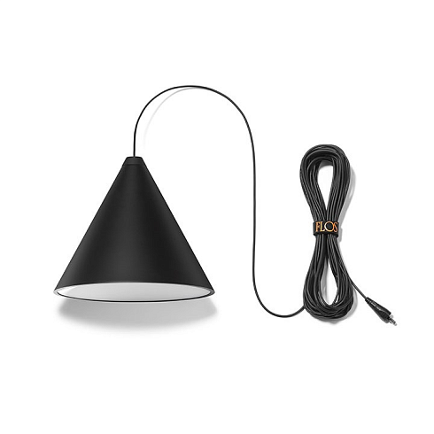 Подвесной светильник Flos String Light Cone Head black String Light F6487030