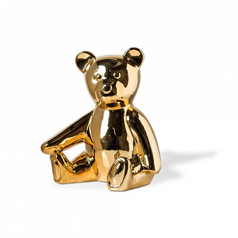 Копилка Pols Potten Teddy gold  Moneybox 230-300-168