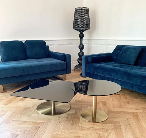 Стол Tom Dixon Flash Circle Brass Flash FLT05BR