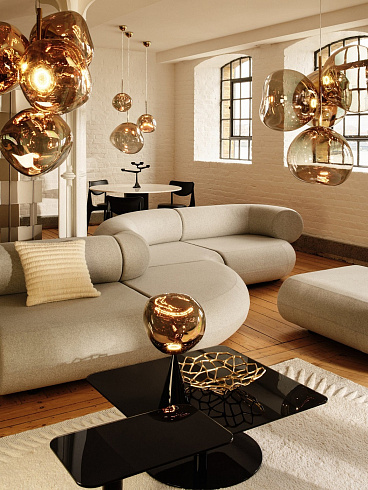 Настольная лампа Tom Dixon Melt Cone Fat Bronze Melt MES02BR-TUN01M1