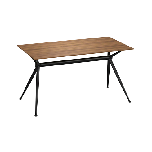 Стол Midj Brioso 140x90 Black / Flamed Walnut  Brioso T0150149+EN+I24