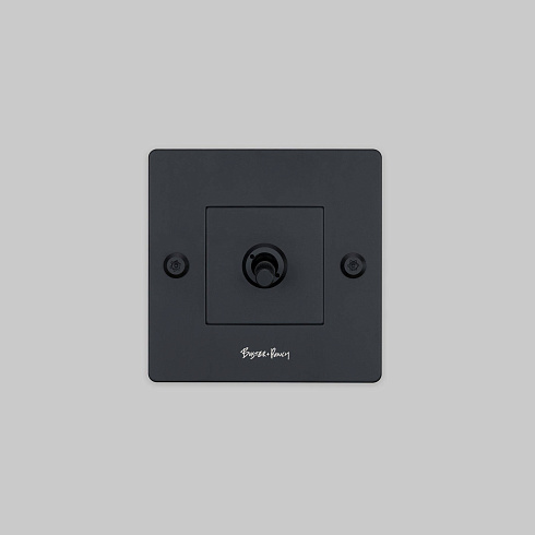 Выключатель Buster and Punch 1G / Linear / With B+P logo / Black Switches CTG-024091