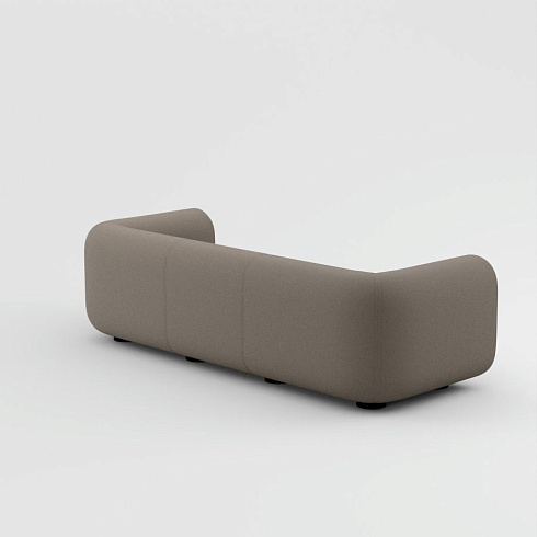 Диван Tom Dixon Plump 3 - Configuration 2 - Grey (Kvadrat Hero 2 0212) Plump PLFS02BLHE0212