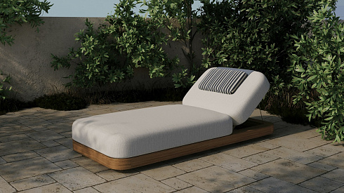 Шезлонг Delight Collection Outdoor Pura Pura Pura Сhaise Lounge