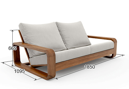 Диван Delight Collection Outdoor Cassia Cassia Cassia Sofa