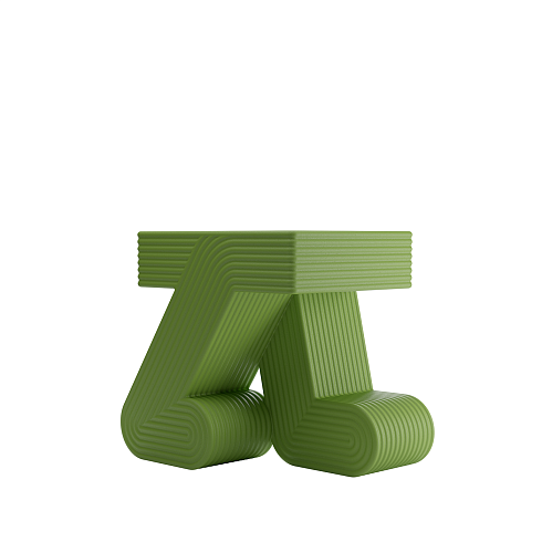 Приставной столик Qeeboo Walking Green Walking 84001GE