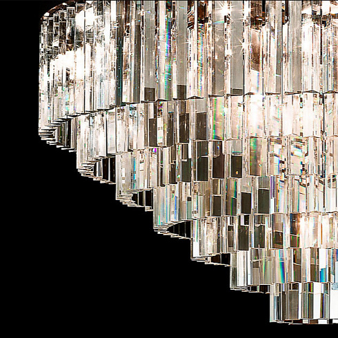 Люстра Restoration Hardware 1920s Odeon Clear Glass Fringe 7-Tier Grey Iron 1920s Odeon 68060490 CRYS