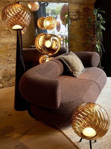 Настенный/Потолочный светильник Tom Dixon Whirl Gold LED Whirl WHS01GO-WEUM1