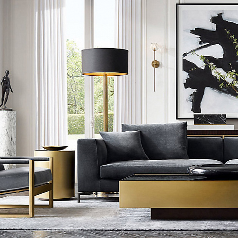 Бра Restoration Hardware Boule De Cristal Grand Single Sconce Bronze Boule De Cristal 68470045 BRZ