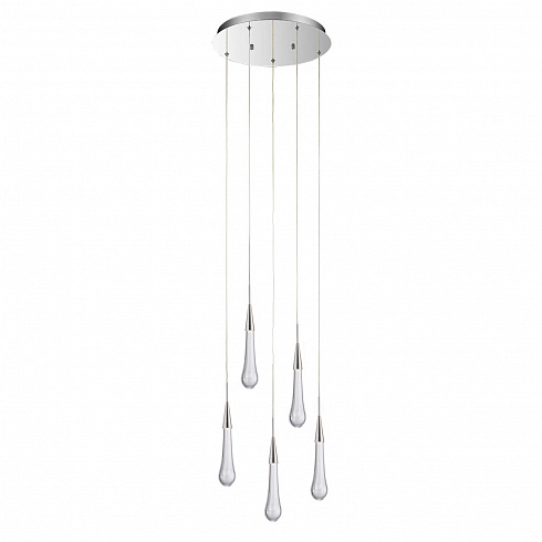 Подвесной светильник Delight Collection Pour 5A satin nickel Pour MD2060-5A satin nickel