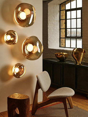 Настенный/Потолочный светильник Tom Dixon Melt LED Surface Bronze Melt MESS03BR-WEUM2