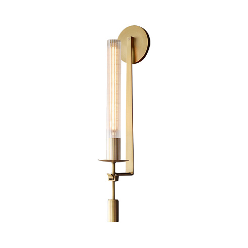 Настенный светильник Delight Collection MT8615-1W antique brass Wall lamp
