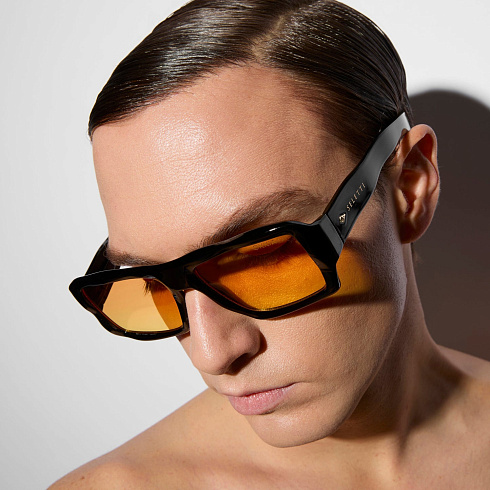 Солнцезащитные очки Seletti KANSAS - Yellow Gradient SELETTI X OKKIA OKS01-BY