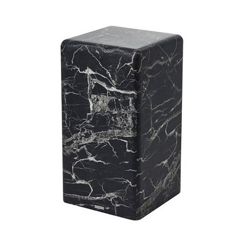 Приставной столик Pols Potten Pillar marble black S Marble look 530-300-017