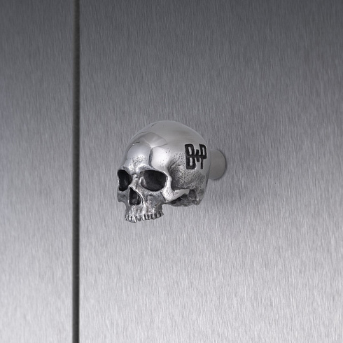 Ручка-кнопка Buster and Punch Skull Steel Skull UTB-071829
