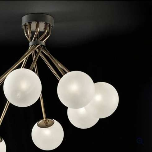 Потолочный светильник Italamp Tea 2392/PL Charcoal grey/ Gold nickel Tea 02392PL0 001