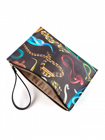 Клатч Seletti Snakes Toiletpaper Bag 02581