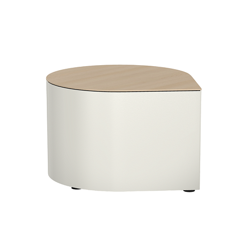 Журнальный столик Midj Drop D65 H45 White Pearl / Stained Desert Drop T24006545LG+EF+I61