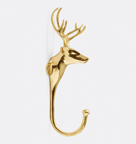 Крючок Rejuvenation Stag Brass Animal 1196280 (C7732)