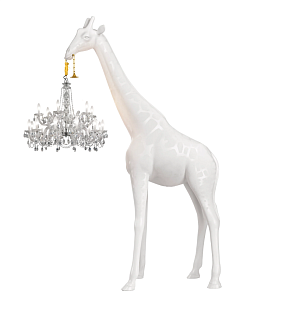Giraffe in Love XL White