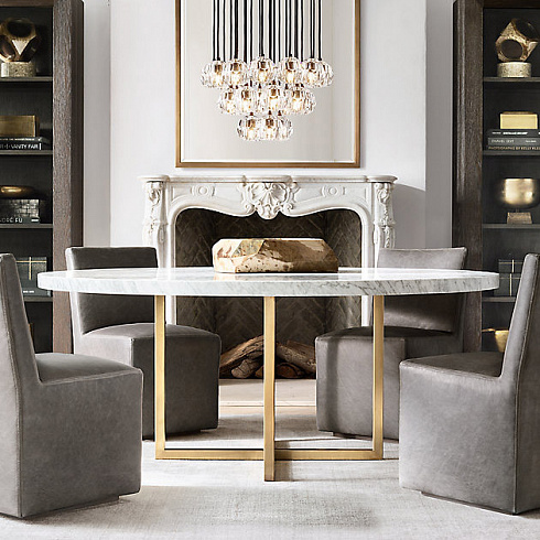 Подвесной светильник Restoration Hardware Boule De Cristal Round Cluster 14" Lacquered Burnished Brass Boule De Cristal 68860062 LBB