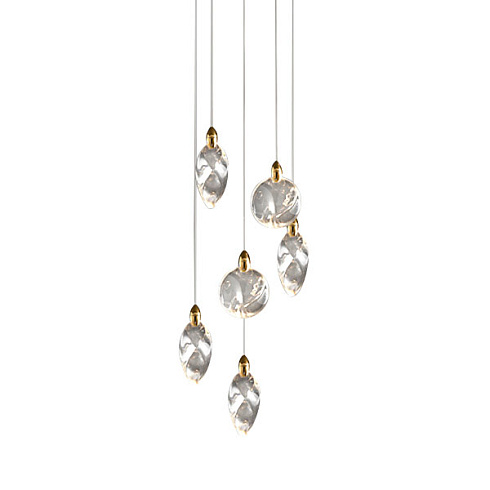 Подвесной светильник Delight Collection MT9176-6H titanium gold Colvin