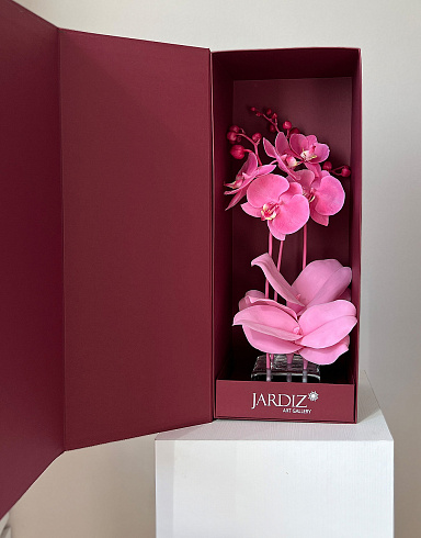 Цветы из холодного фарфора Jardiz Орхидея Фламинго Orchid Орхидея