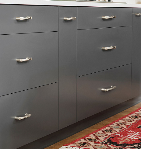 Ручка-скоба Rejuvenation Richmond L.20.3cm Polished Nickel  Richmond 1178148