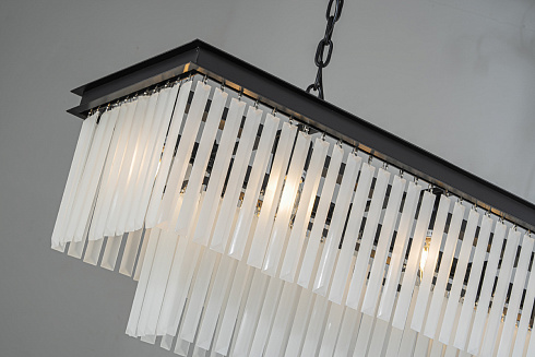 Люстра Delight Collection Odeon 12C/P black/frost 1920s Odeon KR0387P-12C/P black/frost