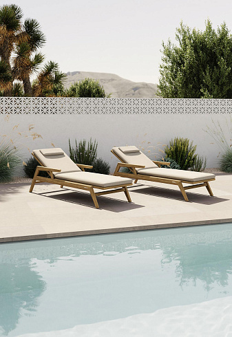 Шезлонг Delight Collection Outdoor Grace Grace Grace Сhaise Lounge