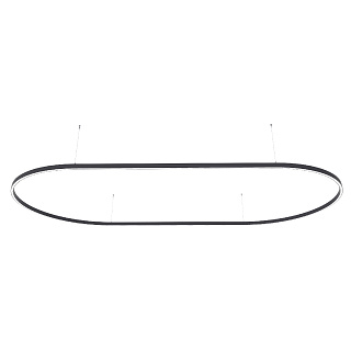 Zirkol Oval 103W 4000K Dali Black 