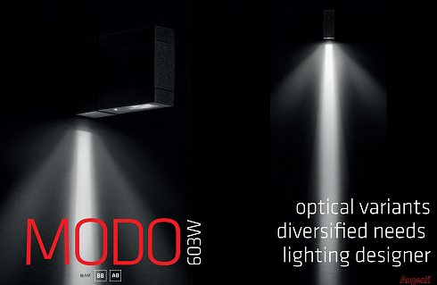 Настенный светильник AUGENTI Modo 3.5W 2700K 4 on/off Modo 603W1/HP70BB