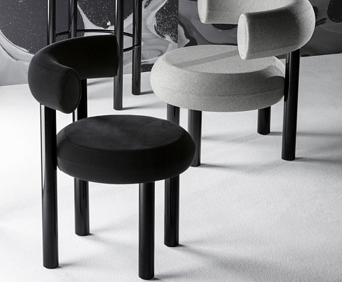 Обеденный стул Tom Dixon FAT Dining Chair Hero 0211 FAT FATDC01HE0211BL