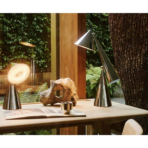 Настольная лампа Tom Dixon Pose Portable Silver Pose POPO01SSUN