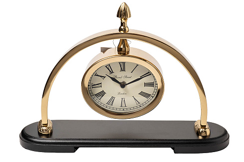 Часы настольные овальные цвет золото 23см Garda Decor 79MAL-5109-23G 