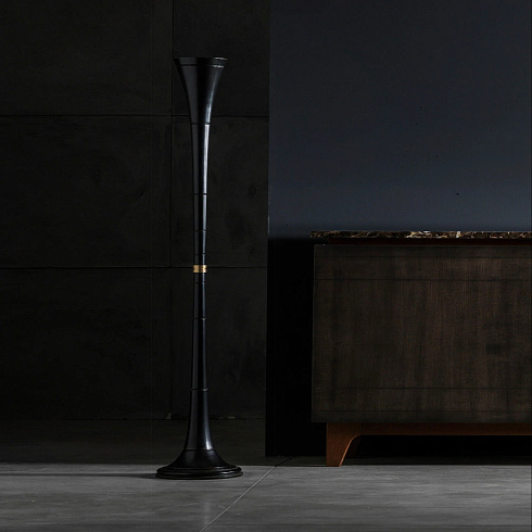 Торшер Chelini Cone Cone Cone black+satin brass
