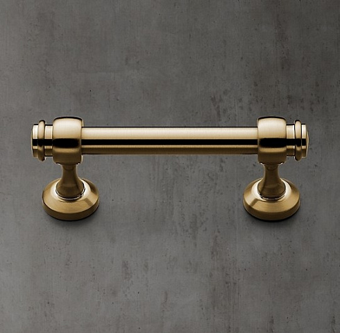 Ручка-скоба Restoration Hardware Lugarno L.30.5 Lacquered Burnished Brass Lugarno 10013398 LBB