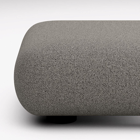Пуф Tom Dixon Plump Ottoman - Grey (Kvadrat Melange Nap 0111) Plump PLOT01BLMN0111