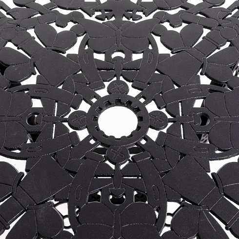 Стол Seletti Aluminium Square Black Industry Collection 18683 NER