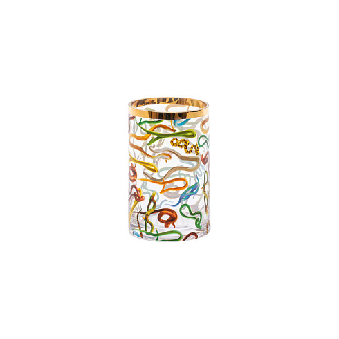 Ваза Seletti Snakes Small Toiletpaper Glass Vase 14161