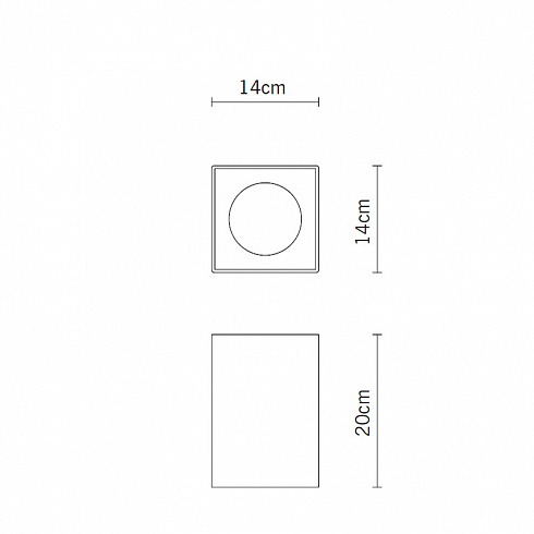 Потолочный светильник Fabbian F15E0501 Slot